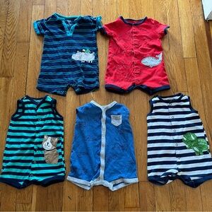 Baby Boy Summer Romper/One Piece Bundle/Lot - 3-6 months